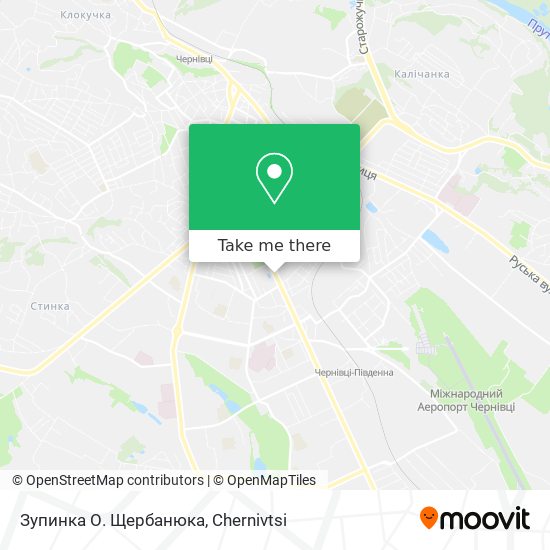 Зупинка О. Щербанюка map
