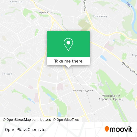 Карта Оргія Platz