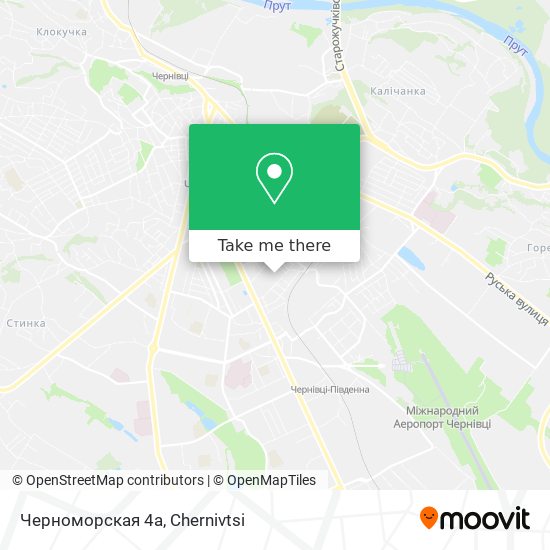 Черноморская 4а map