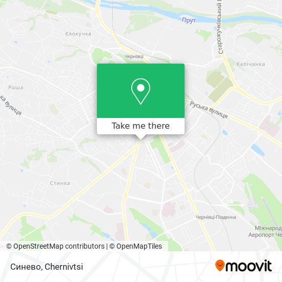 Синево map