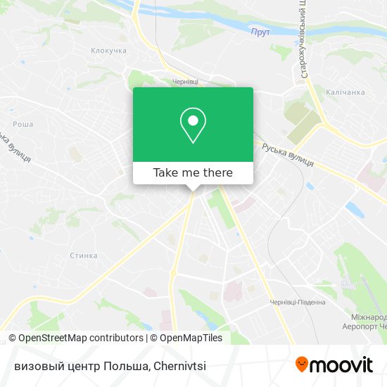 визовый центр Польша map