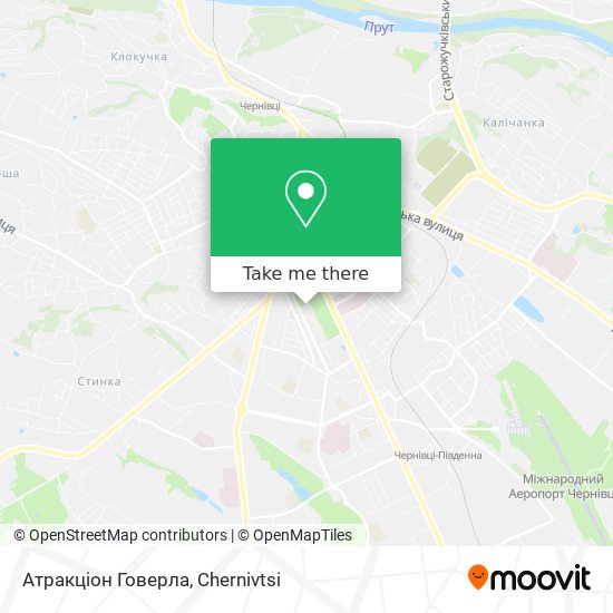 Атракцiон Говерла map