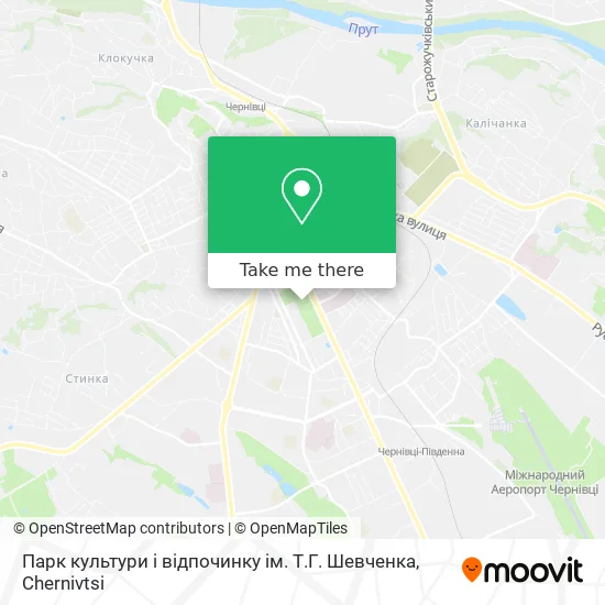 Парк культури і відпочинку ім. Т.Г. Шевченка map