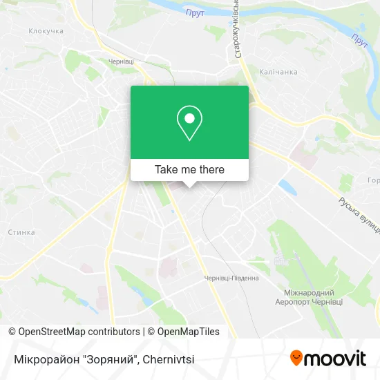 Карта Мікрорайон "Зоряний"