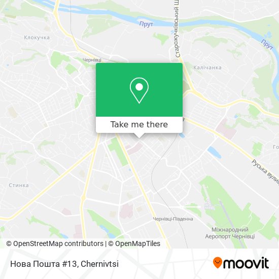 Нова Пошта #13 map