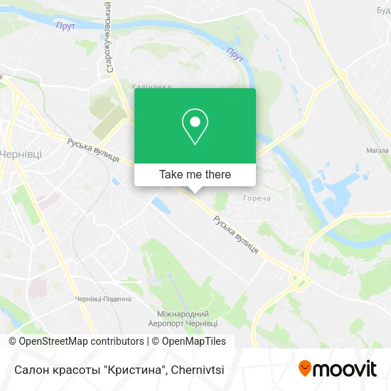 Карта Салон красоты "Кристина"