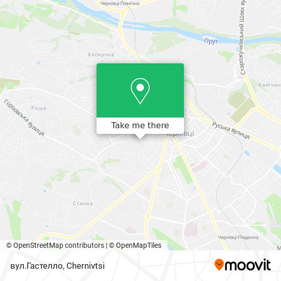 вул.Гастелло map