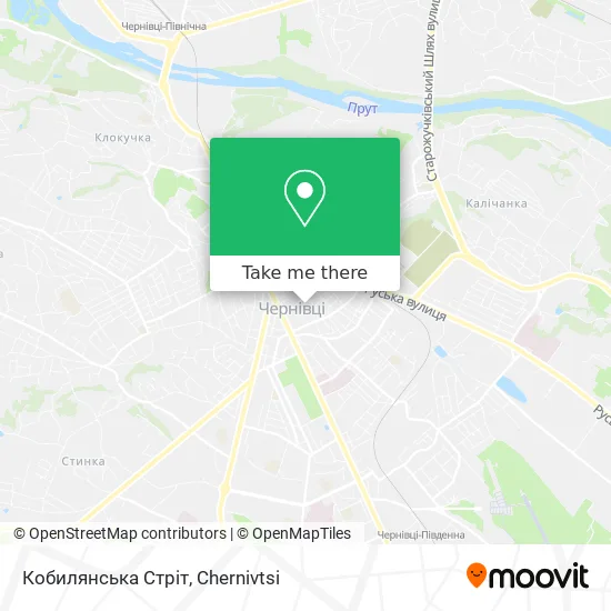Кобилянська Стріт map
