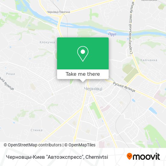 Черновцы-Киев "Автоэкспресс" map