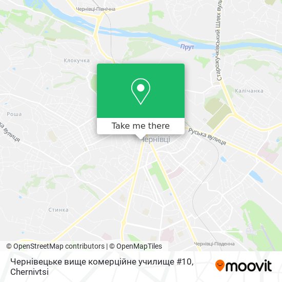 Чернівецьке вище комерційне училище #10 map