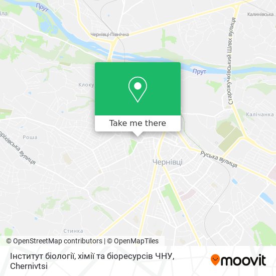 Інститут біології, хімії та біоресурсів ЧНУ map