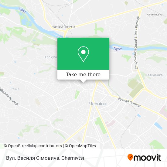 Вул. Василя Сімовича map