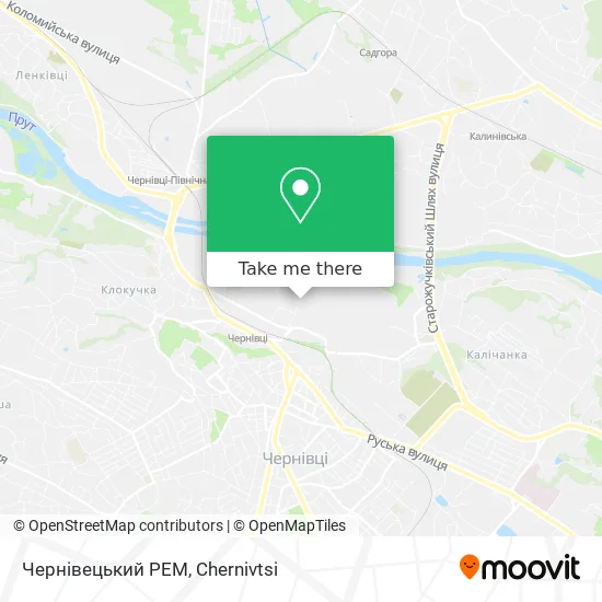 Чернівецький РЕМ map