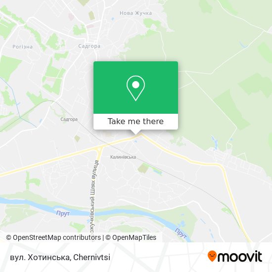 вул. Хотинська map