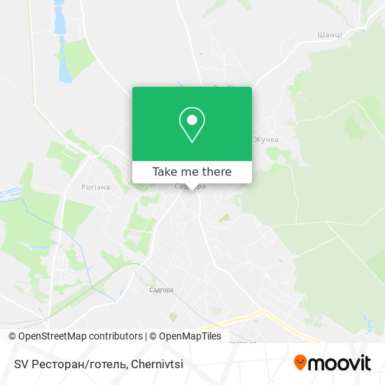 Карта SV Ресторан/готель