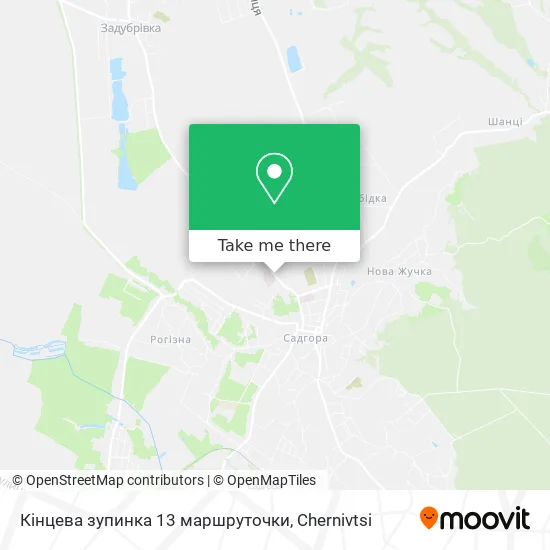 Кінцева зупинка  13 маршруточки map