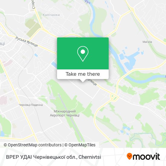ВРЕР УДАІ Чернiвецької обл. map