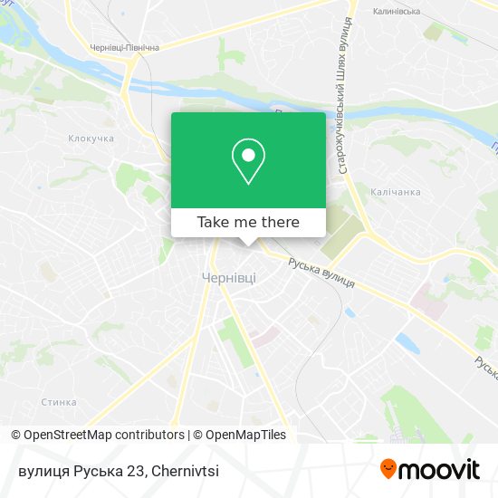 вулиця Руська 23 map