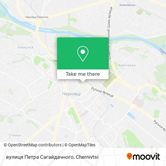 вулиця Петра Сагайдачного map