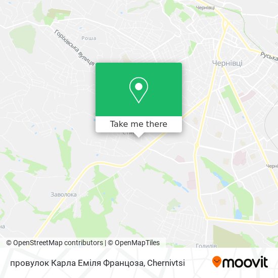провулок Карла Еміля Францоза map