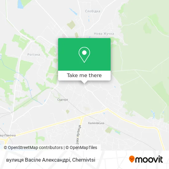 вулиця Васіле Александрі map