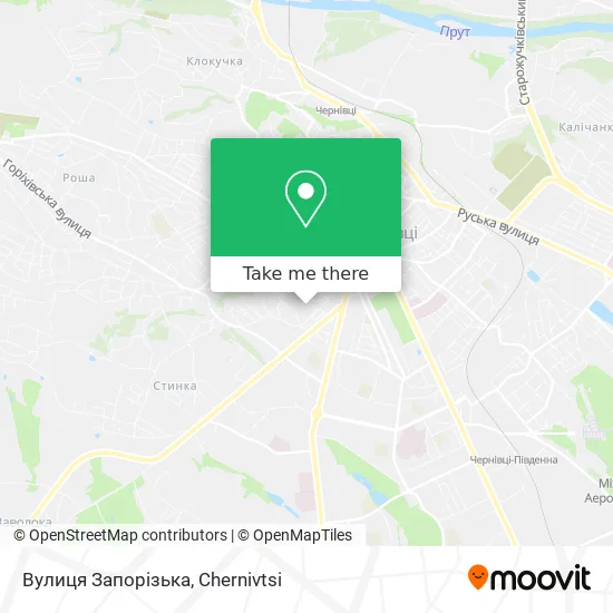 Вулиця Запорізька map