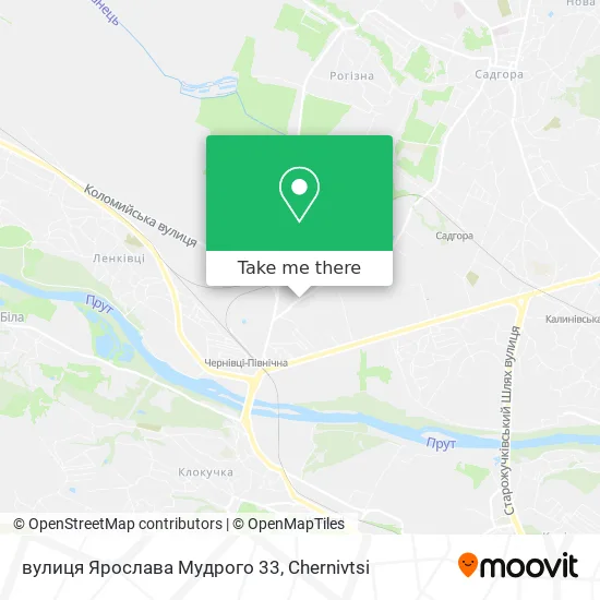 вулиця Ярослава Мудрого 33 map