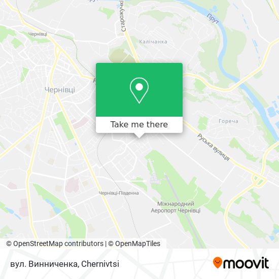 вул. Винниченка map
