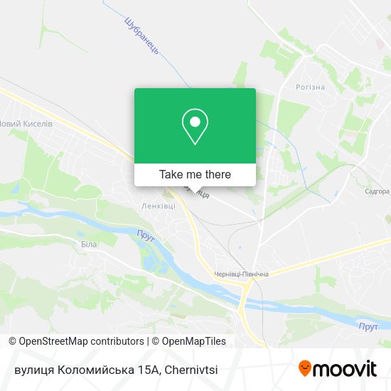 Карта вулиця Коломийська 15А