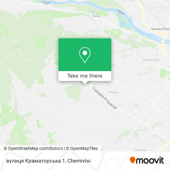 вулиця Краматорська 1 map