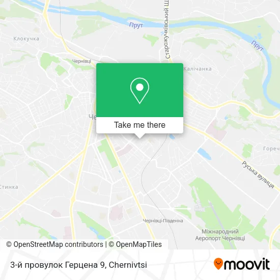 Карта 3-й провулок Герцена 9