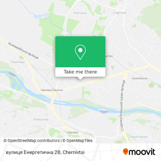вулиця Енергетична 2В map