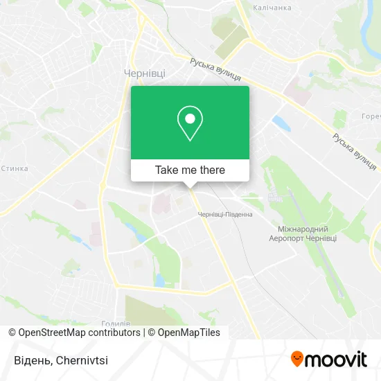 Карта Відень