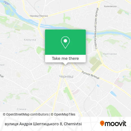 вулиця Андрія Шептицького 8 map