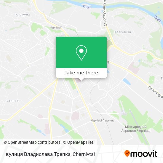вулиця Владислава Трепка map