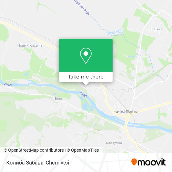 Карта Колиба Забава