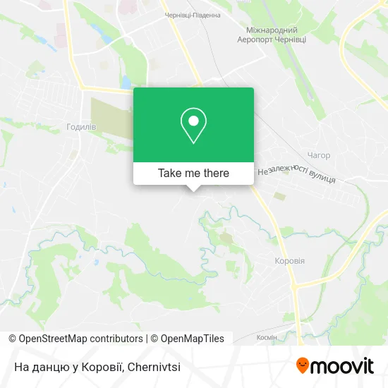 Карта На данцю у Коровії