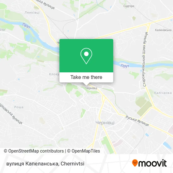 Карта вулиця Капеланська