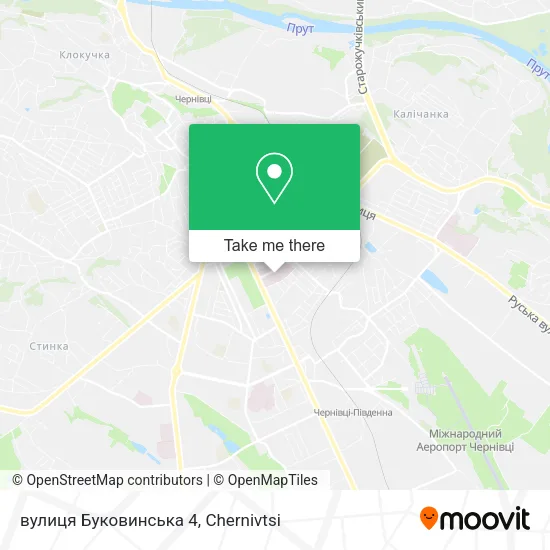 Карта вулиця Буковинська 4