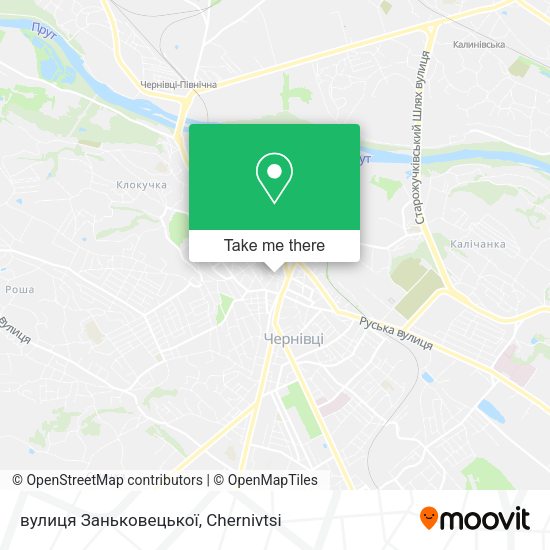 вулиця Заньковецької map