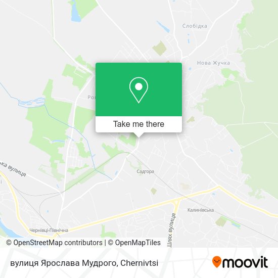 Карта вулиця Ярослава Мудрого