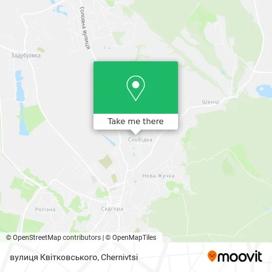 вулиця Квітковського map