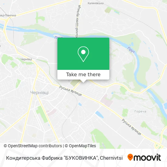 Кондитерська Фабрика "БУКОВИНКА" map