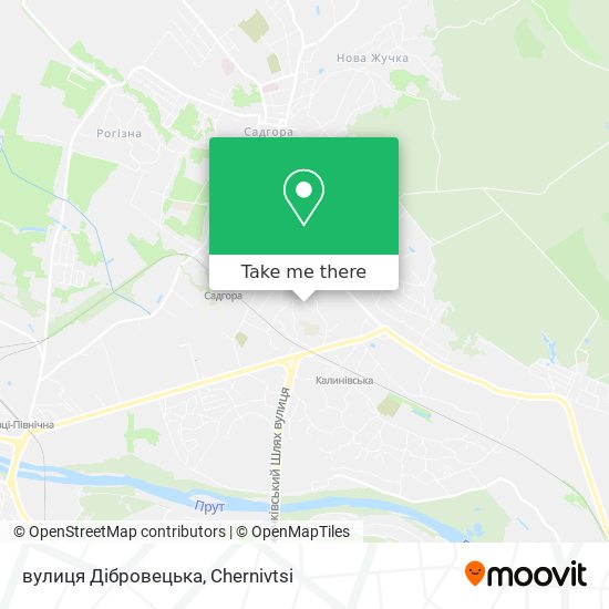 вулиця Дібровецька map