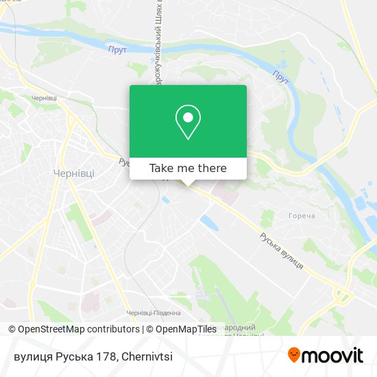 вулиця Руська 178 map