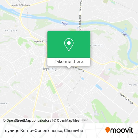 вулиця Квітки-Основ'яненка map