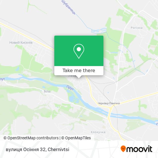 вулиця Осіння 32 map