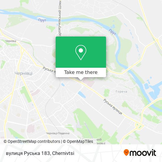 вулиця Руська 183 map