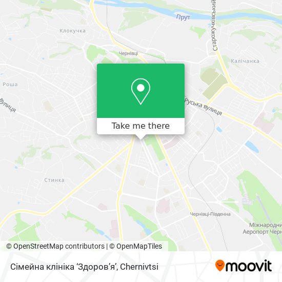 Карта Сімейна клініка ‘Здоров’я’