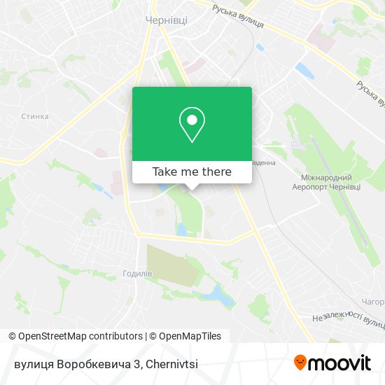 вулиця Воробкевича 3 map